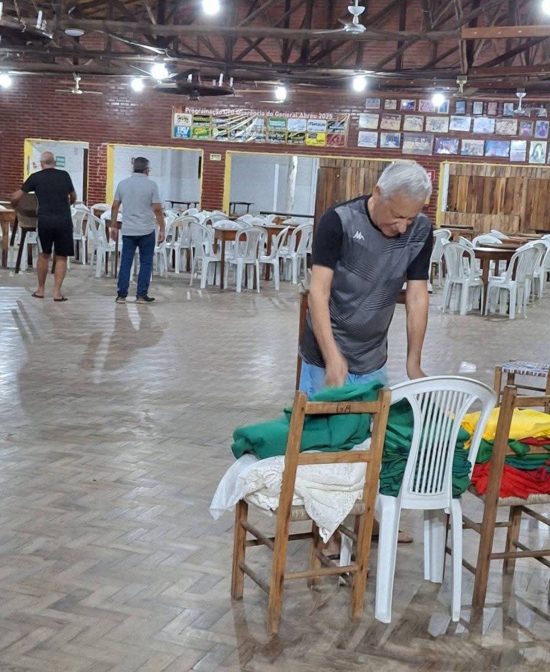 Organização e ornamentação do salão