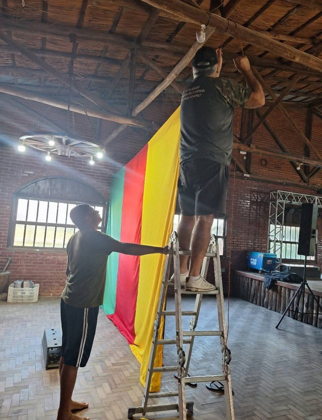 Organização e ornamentação do salão